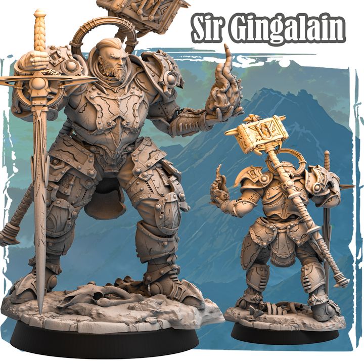 Sir Gingalain - Cleric - 35 mm