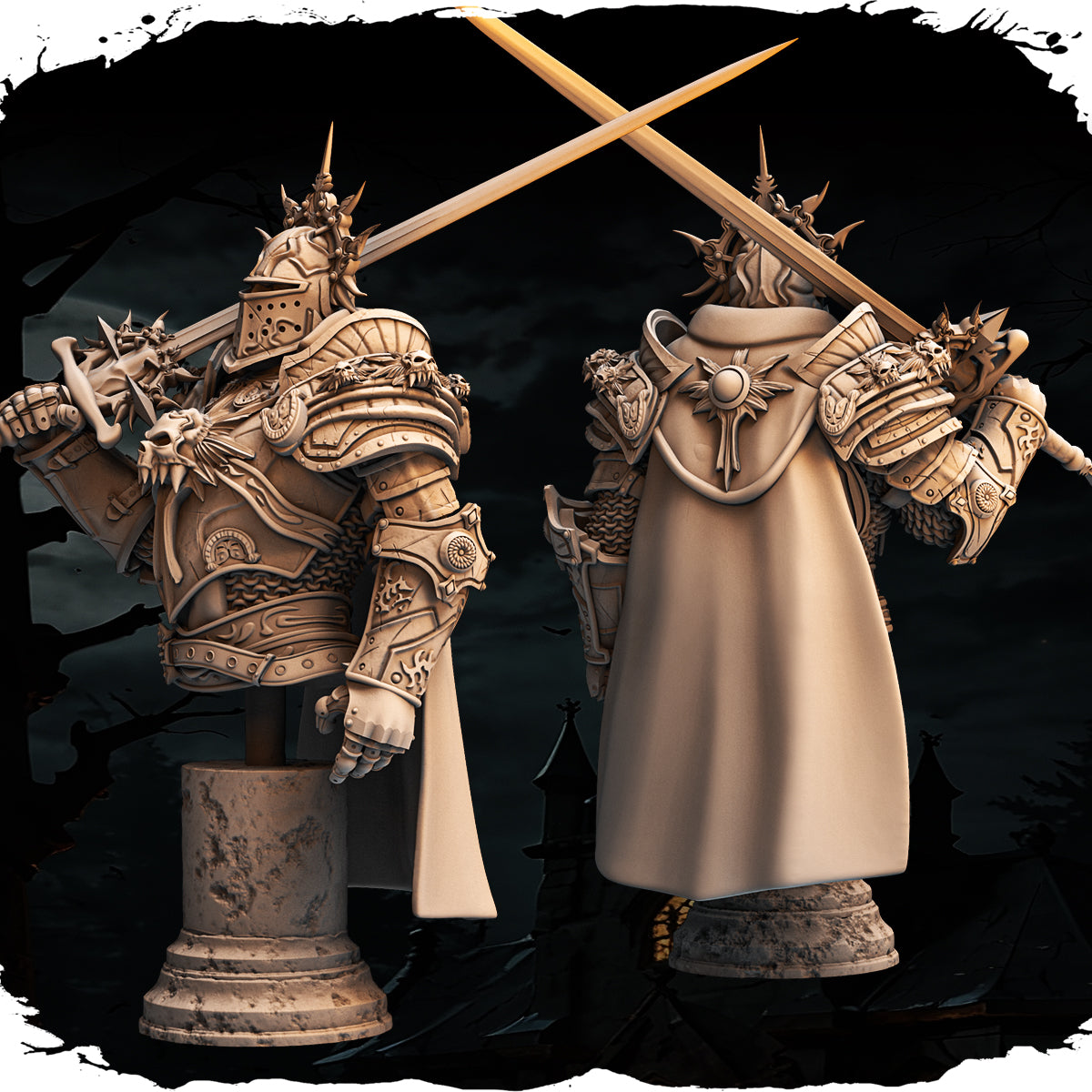 Bruneau Le noir bust - 130 mm
