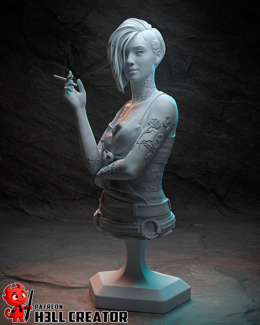 Judy Alvarez Bust - 100mm