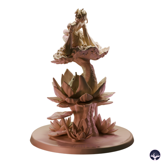Laila the Lotus Keeper - 100mm - 3D resin figurine
