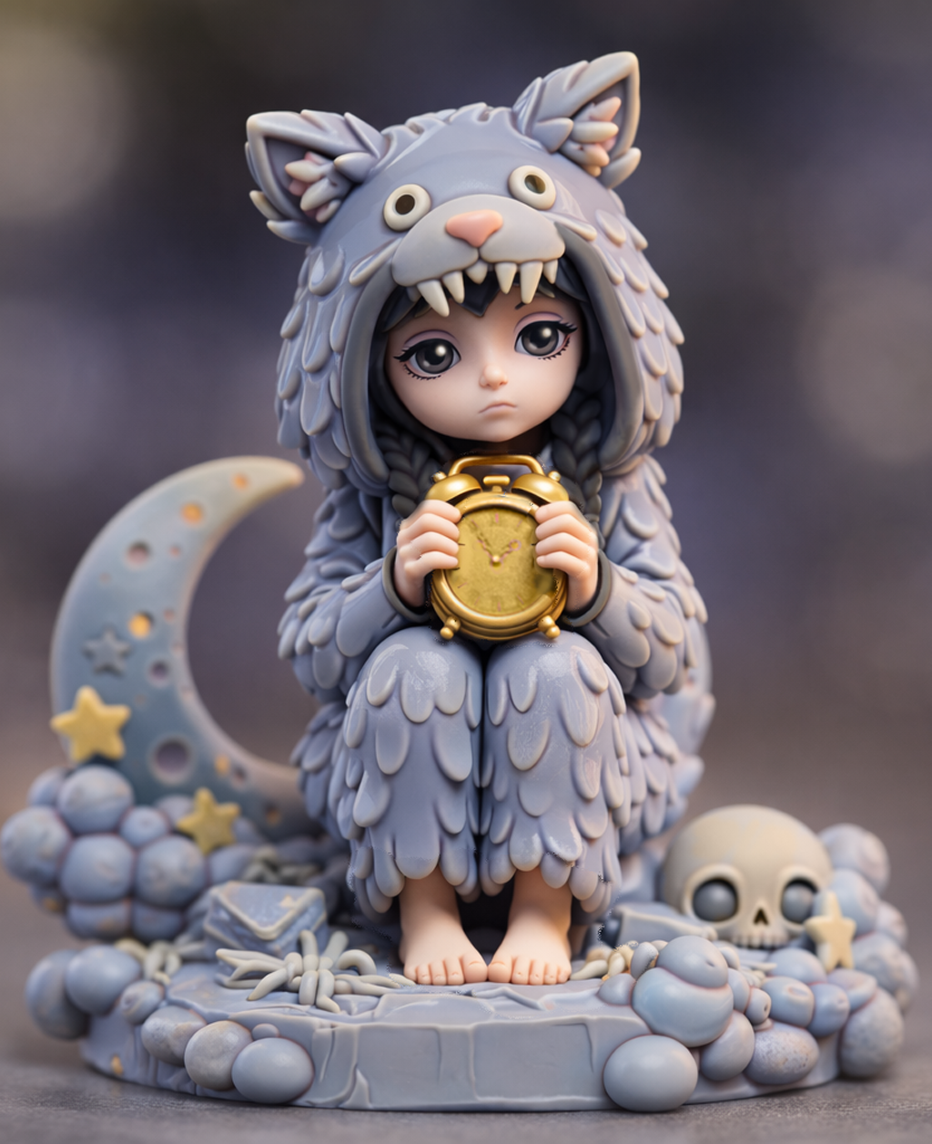 Werewolf Lumi - 58 mm - 3D resin figurine