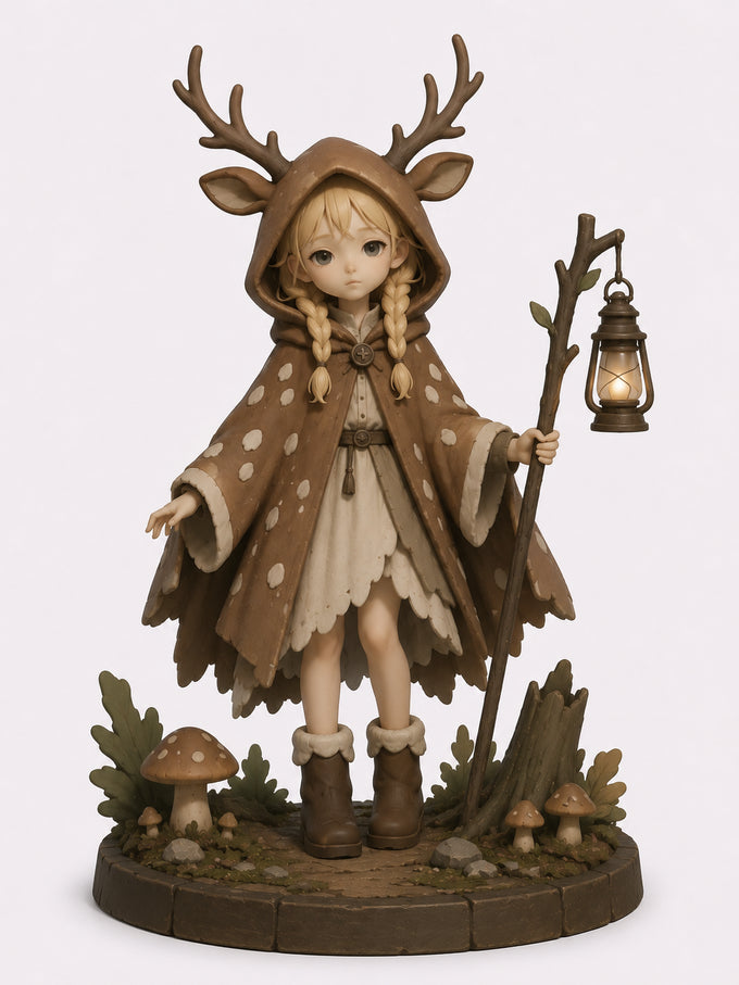 Deer Lumi - 80 mm - 3D resin figurine