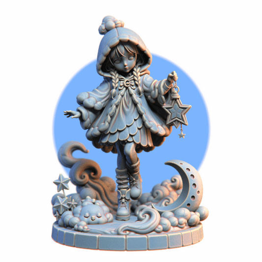 Cloud Lumi - 77 mm - 3D resin figurine