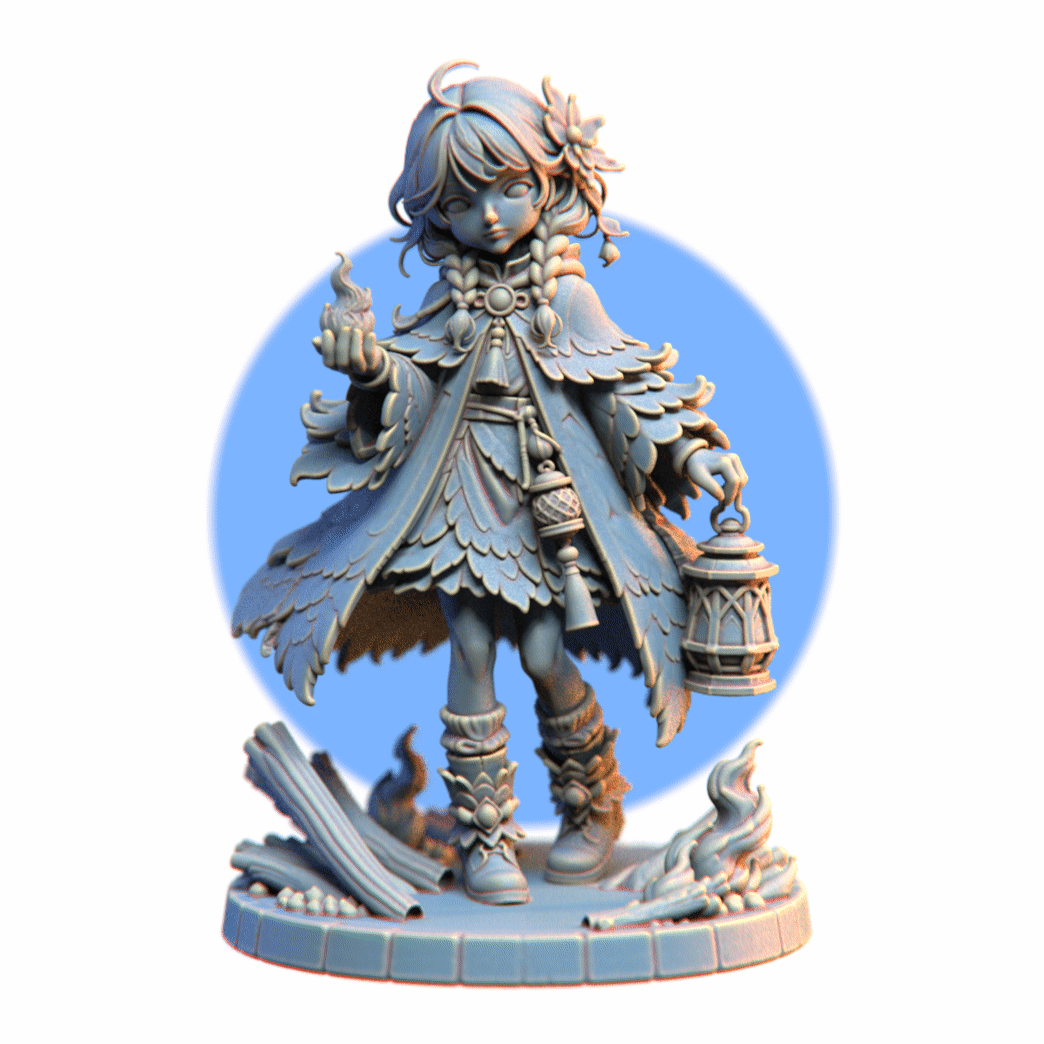 Ember Lumi – 73 mm – 3D-Harzfigur