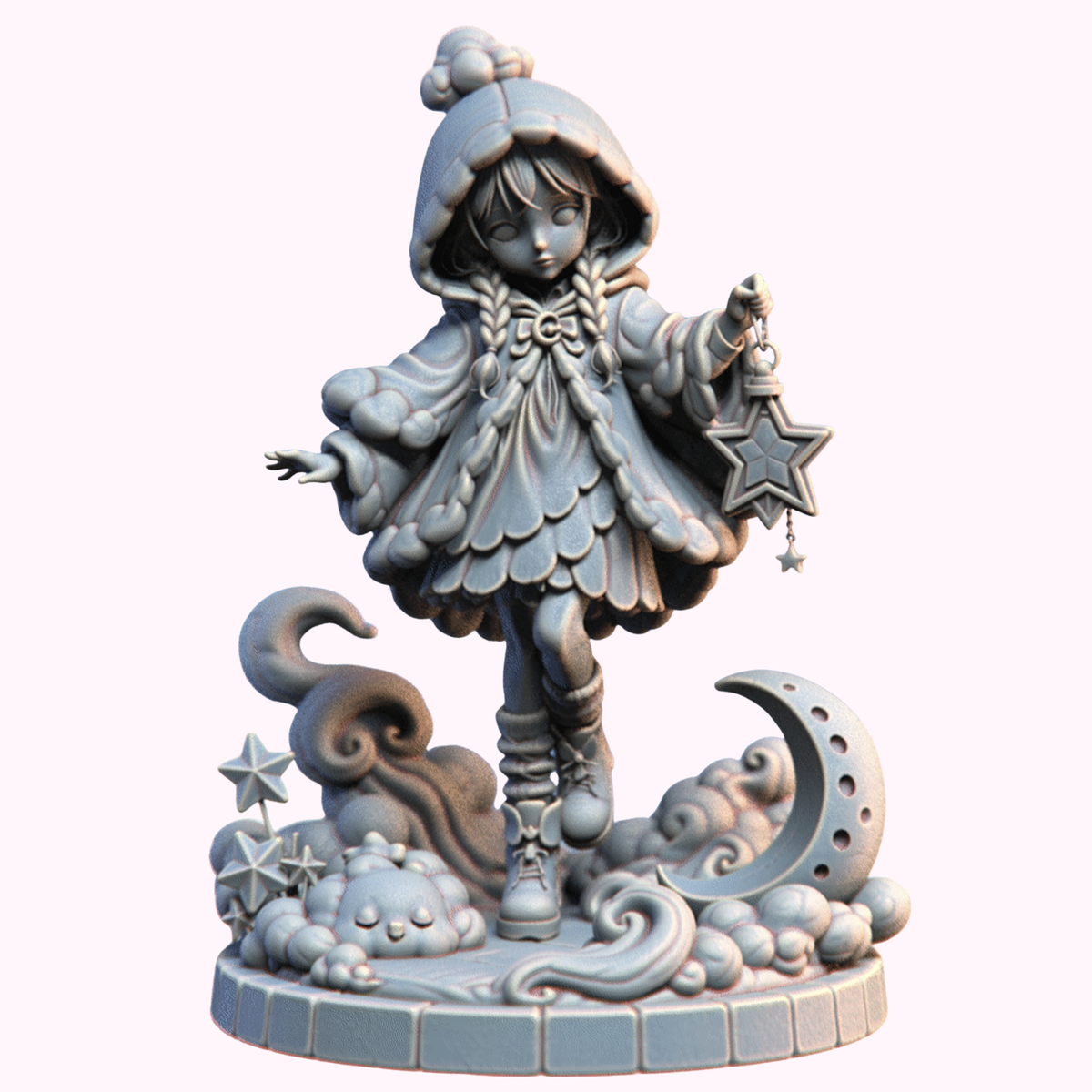 Cloud Lumi - 77 mm - Figurina 3D din rășină