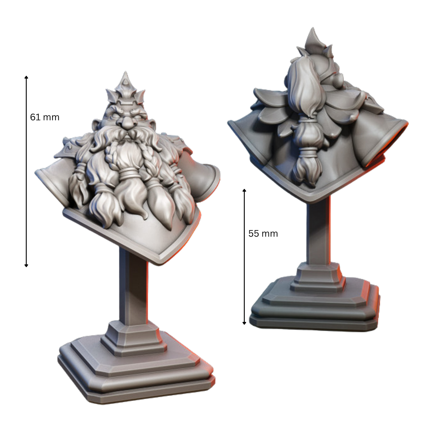 Glimmer - 3d printed resin bust