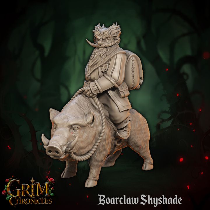 Grim Chronicles - Dark Dwarf Miniatures Set - 35mm