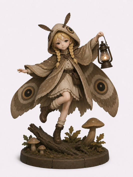Moth Lumi - 75 mm - 3D resin figurine