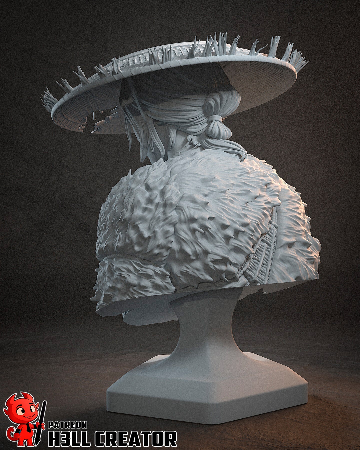 Atsu Bust - 77mm