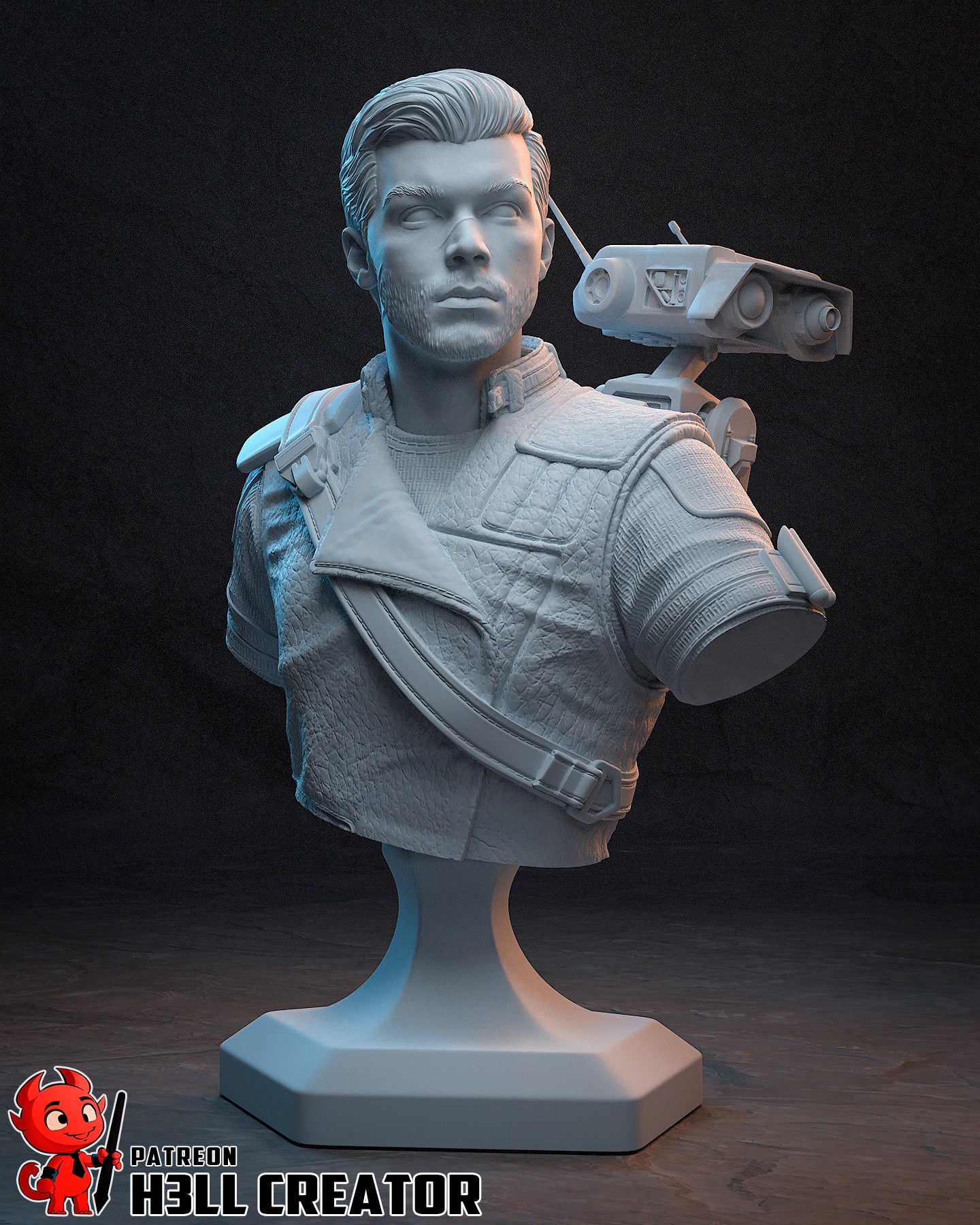 Cal K Bust - 60mm