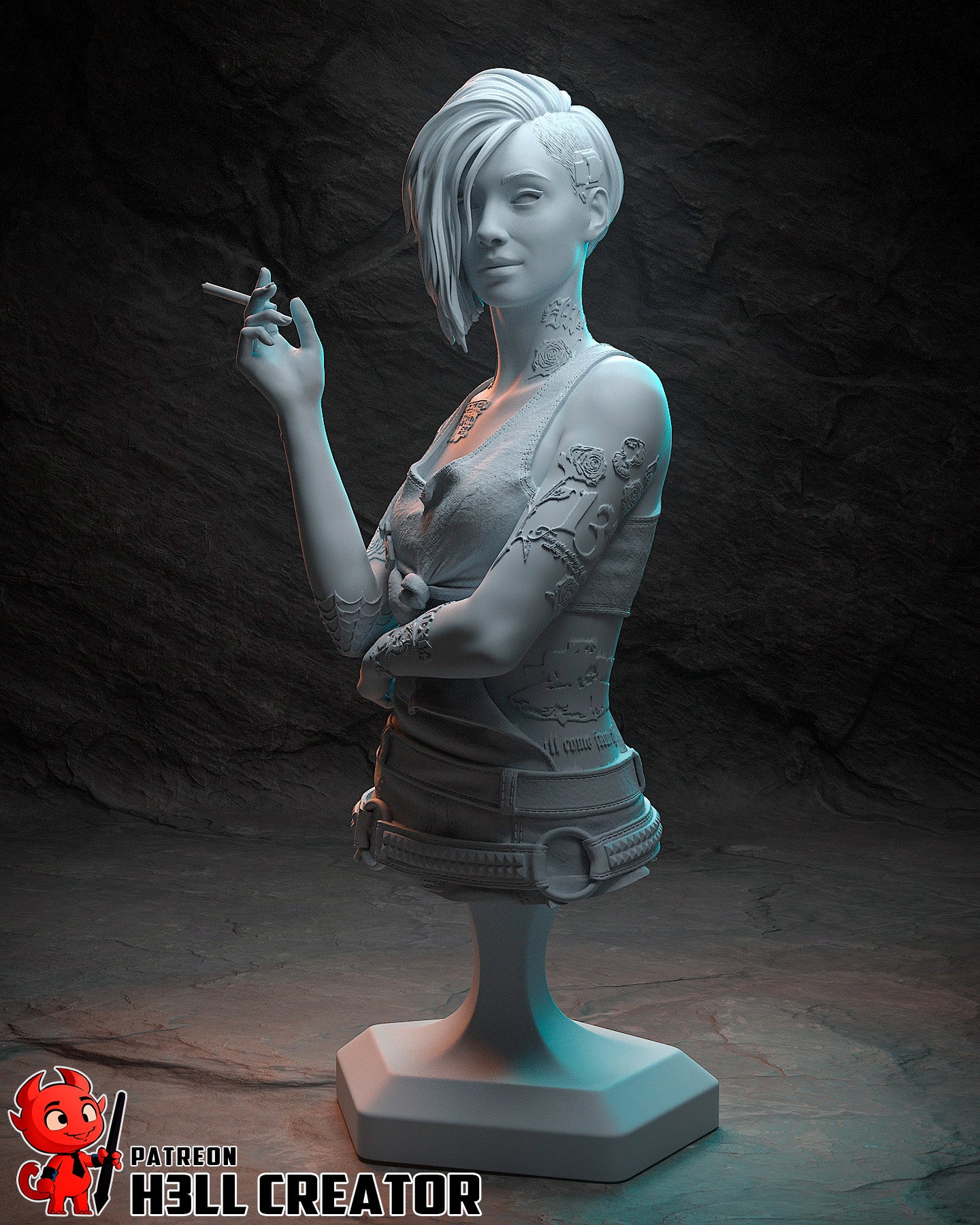 Judy Alvarez Bust - 100mm