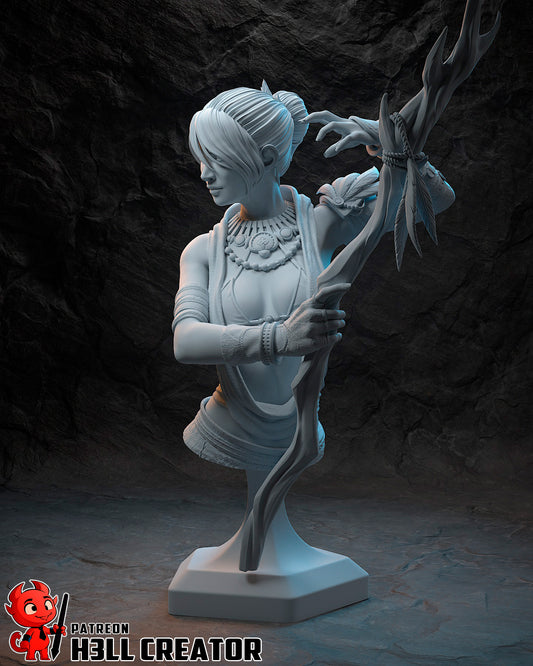 Morrigan Bust - 121mm