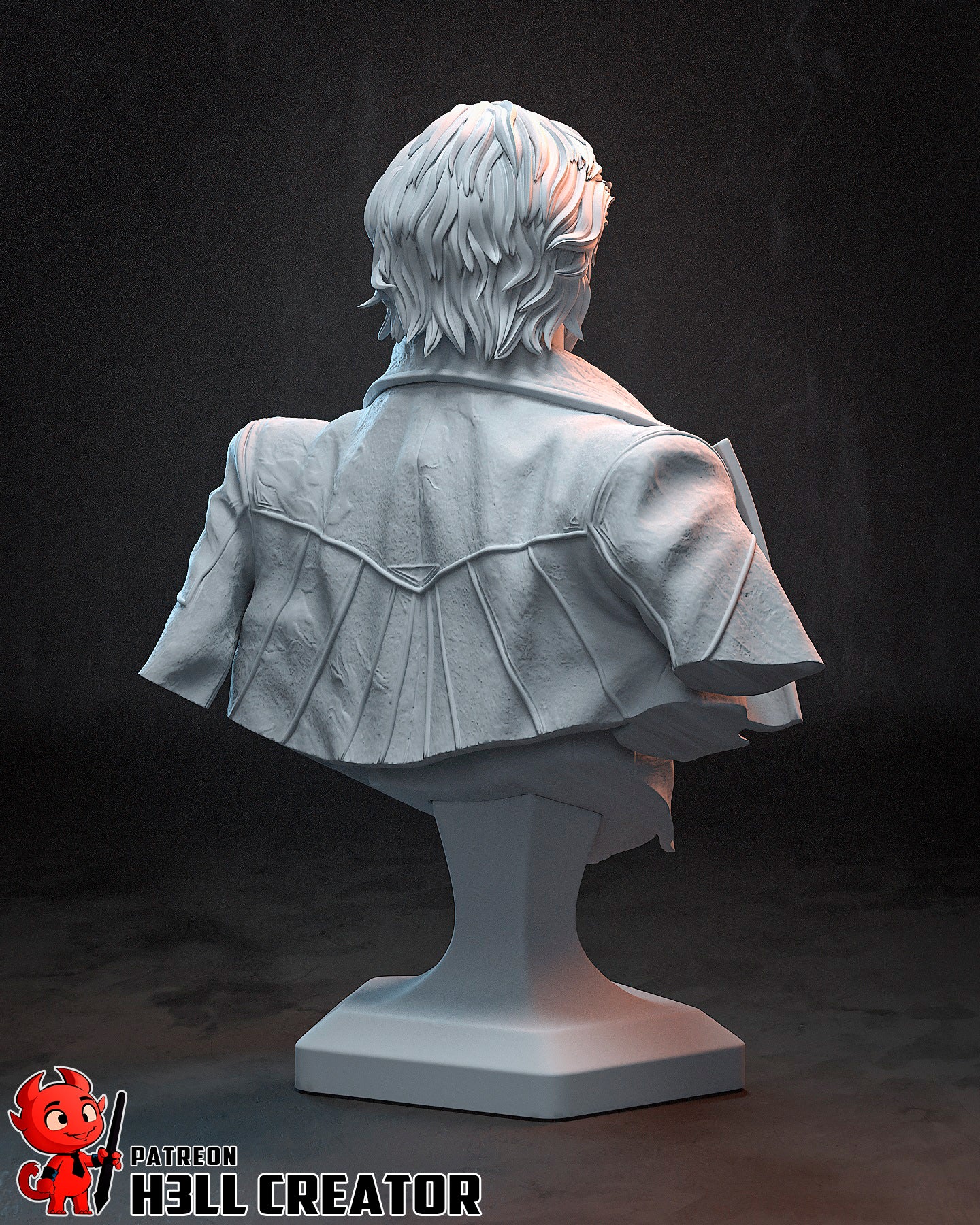 Renoir Bust - 91mm