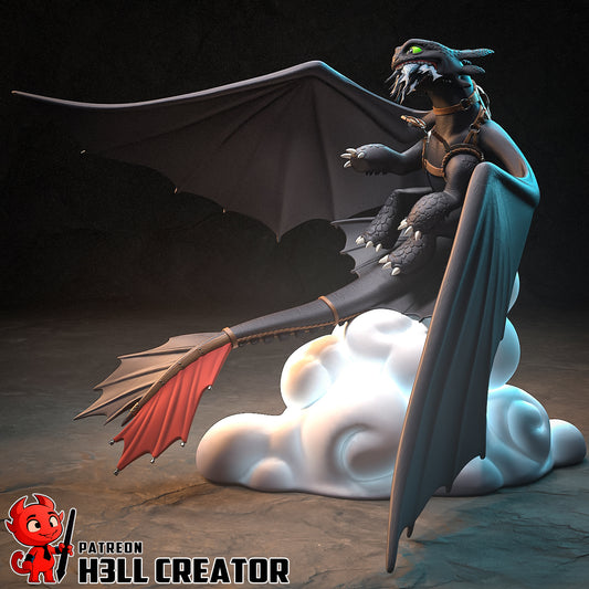 Moonshadow Dragon - 167mm/ 100mm