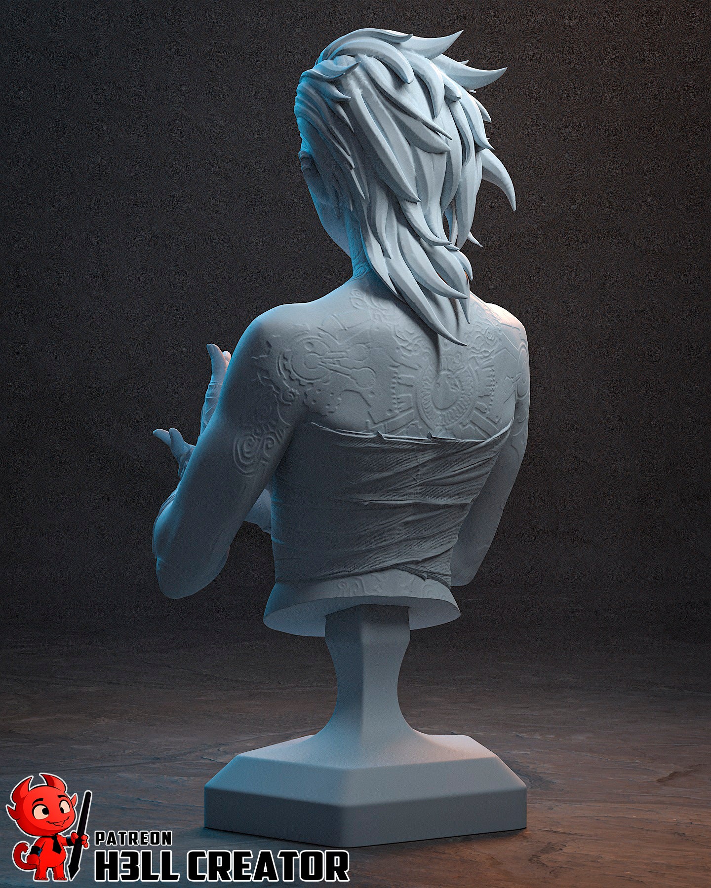Violet Bust - 89mm