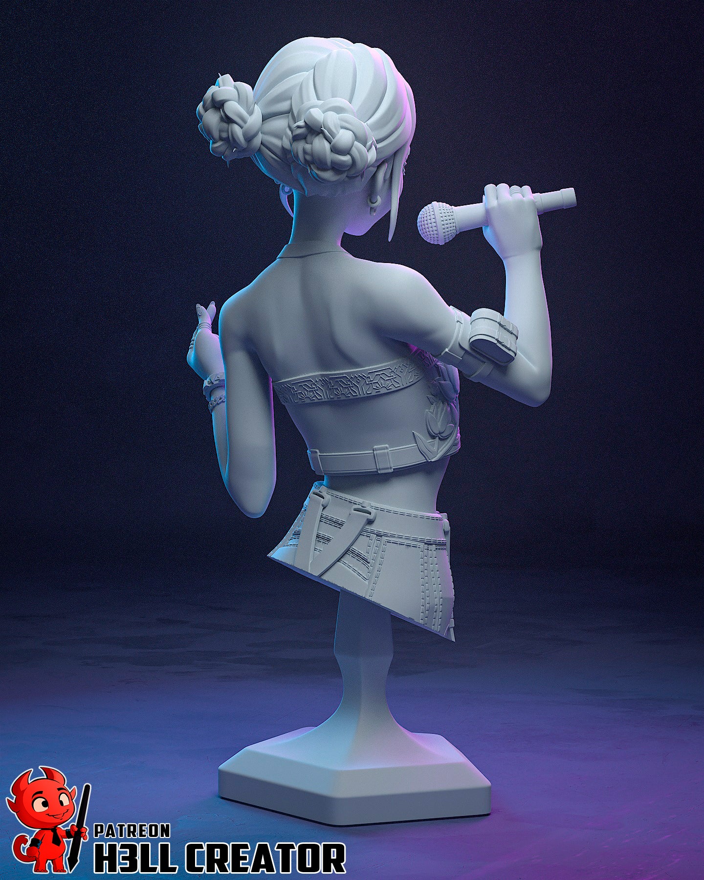 Zoey Bust - 87mm
