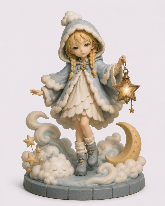 Cloud Lumi - 77 mm - 3D resin figurine