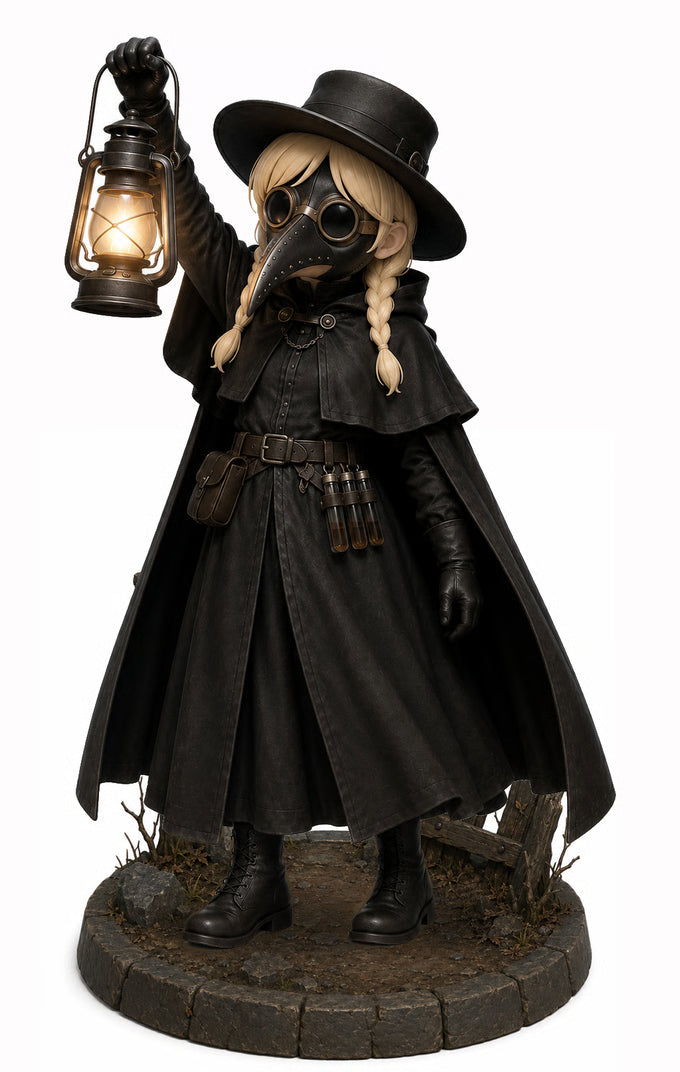 Plague Doctor Lumi - 72 mm - 3D resin figurine