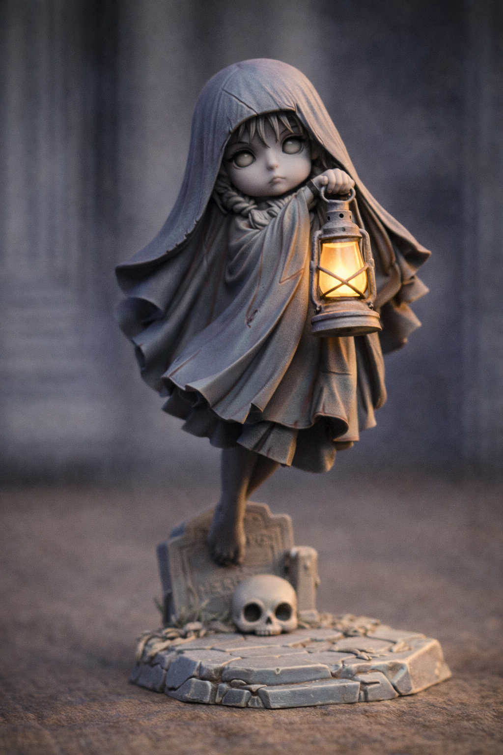 Ghost Lumi - 77 mm - 3D resin figurine