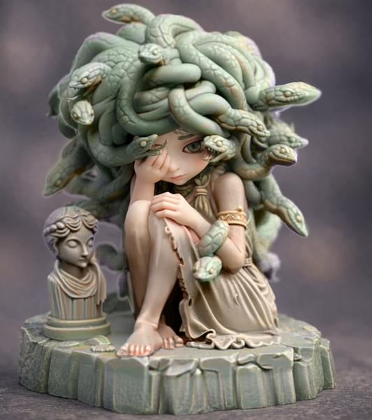 Medusa Lumi - 47 mm - 3D resin figurine