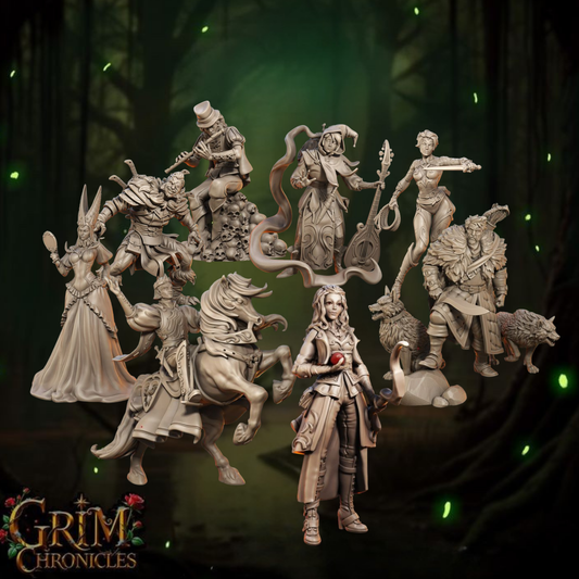 Grim Chronicles - Dark Court Miniatures Set - 35mm
