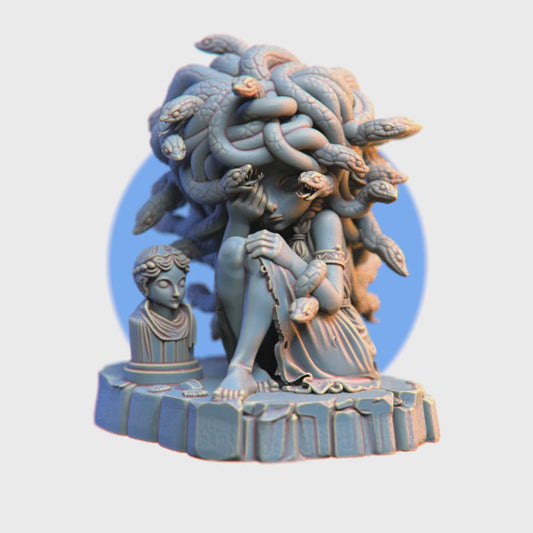 Medusa Lumi - 47 mm - 3D resin figurine
