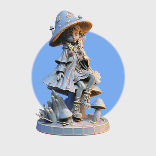 Mushroom Lumi - 64 mm - 3D resin figurine