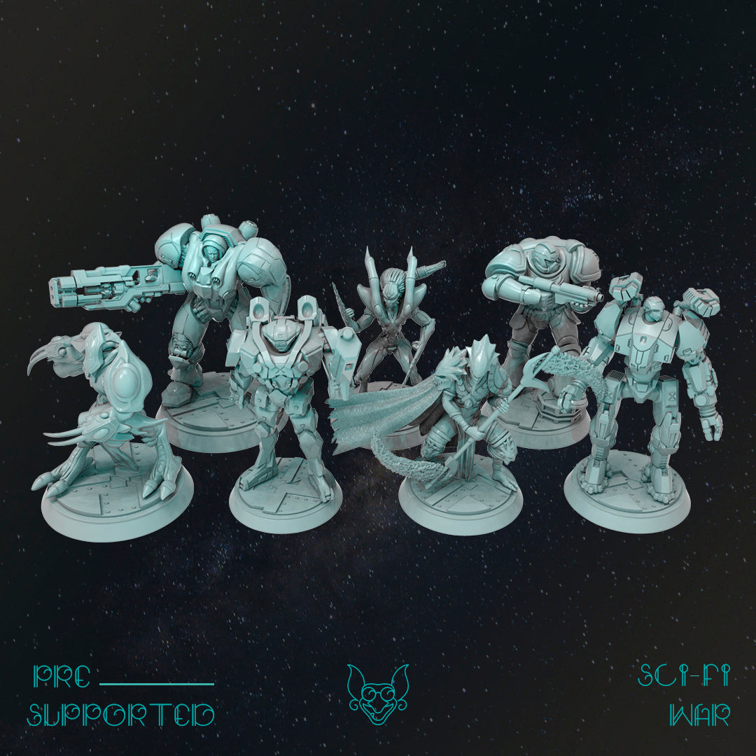 Sci-Fi War (32&75mm)