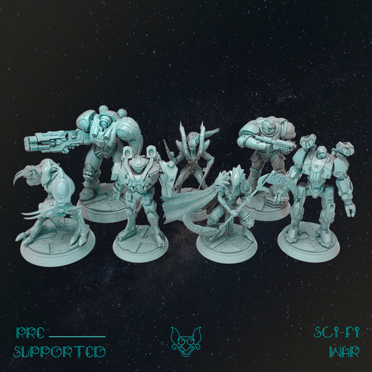 Sci-Fi War (32&75mm)